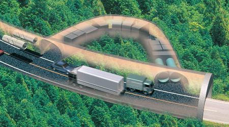 Improving the air quality near tunnels